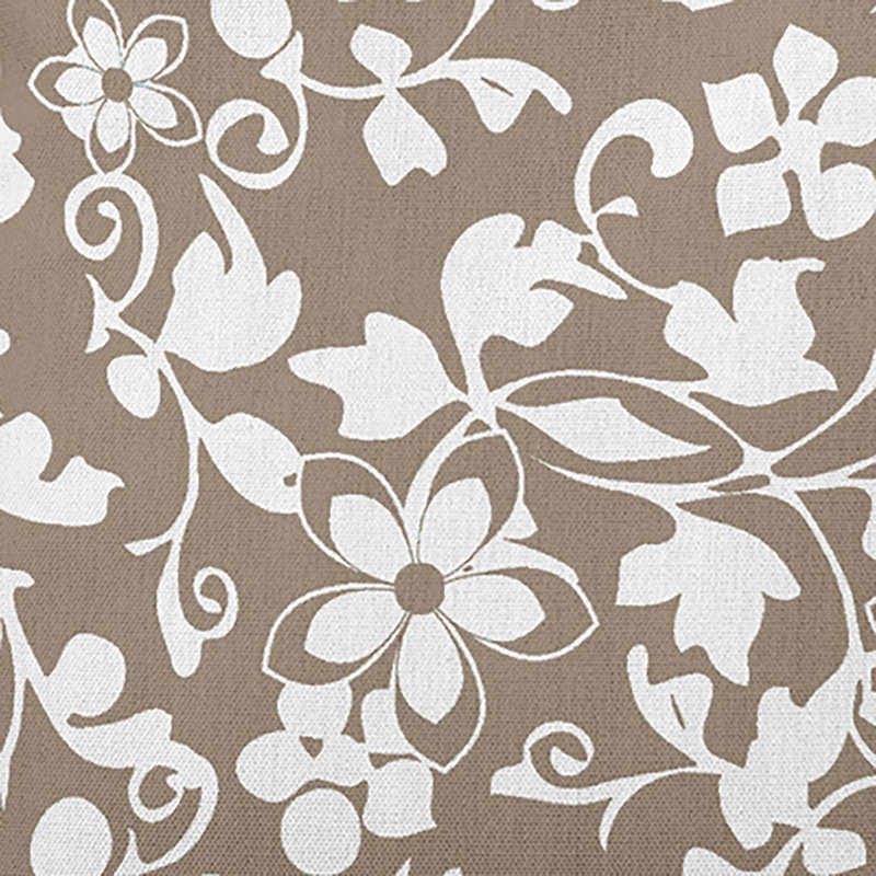 Floral Polyester Throw Pillow, 26" H x 26" W, Square