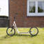 Scooters réglables en blanc pour enfants, 54,8 x 22,8 x 35,5 po avec trottinette en acier blanc doux
