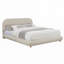 Grand lit plateforme tapissier Belén -1149639893