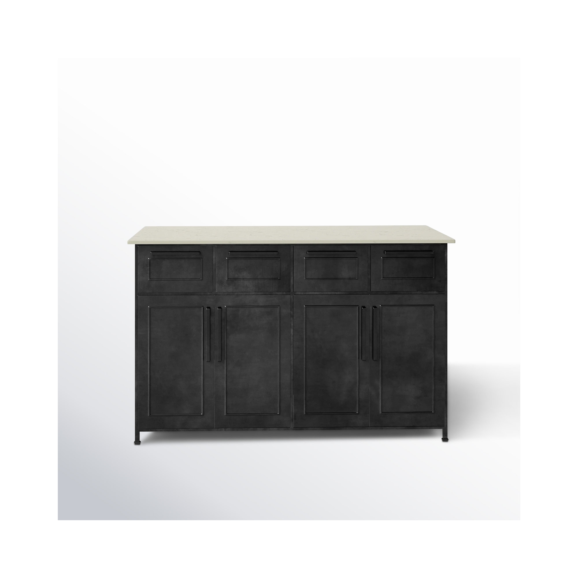 Lydia Marble Top Kitchen Island