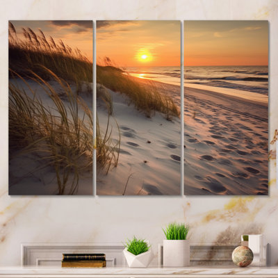 " Alabama Golden Hour At Gulf Shores III " 3 - Pieces
