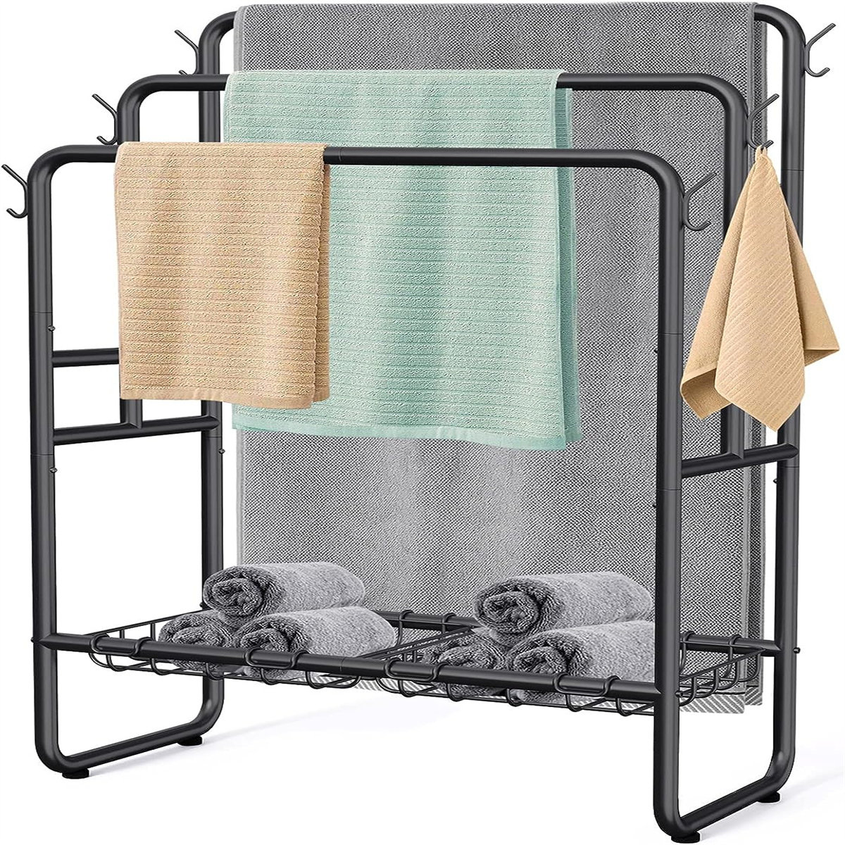 Porte-serviettes à cinq niveaux
