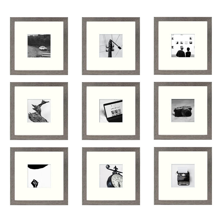 20-Pack, white, 8x8 Photo Frame (4x4 Matted)