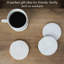 Providence Marble Round 4 Piece Coaster Set-274580696