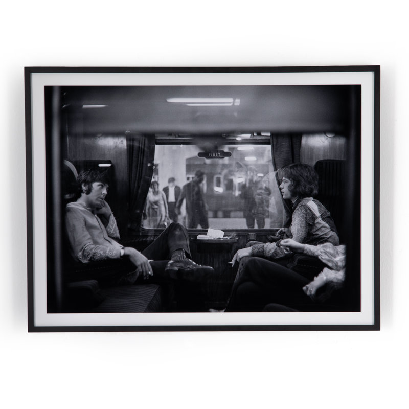 McCartney & Jagger Print by Getty Images, 36" H x 48" W x 2.5" D