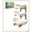 Égouttoir à fruits en céramique PLUS PLUS 3 couches, organisateur de cuisine compact