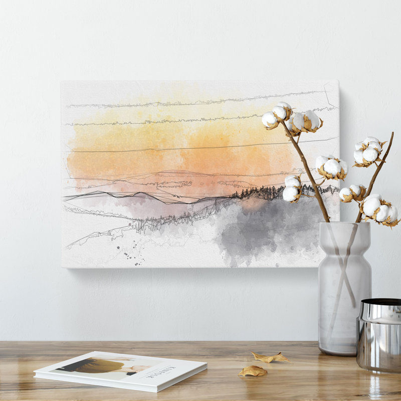 Sunset View - Wrapped Canvas, 50cm H x 76cm W x 3cm D