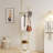 Golden Metal Clothes Rack with Shelf