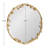 Rosella Round Ornate Metal Wall Mirror-823840311