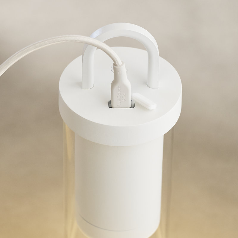 Kandella Accent Rechargeable Table Lamp, Matte White