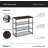 Steel Frame 4-Tier Shoe Storage Shelf
