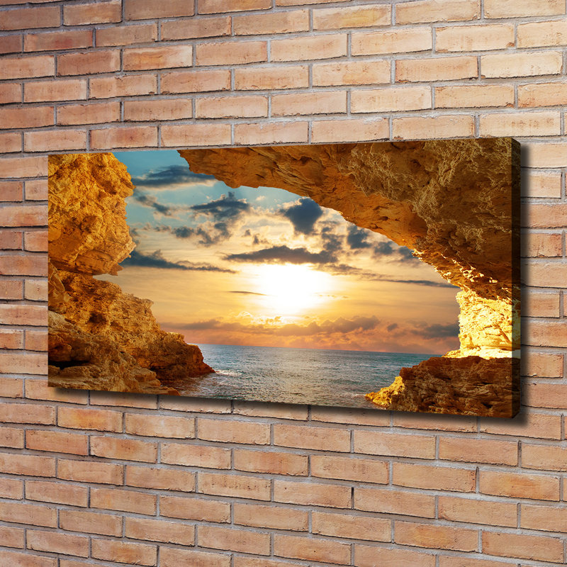 Grotto By The Sea - Wrapped Canvas Print