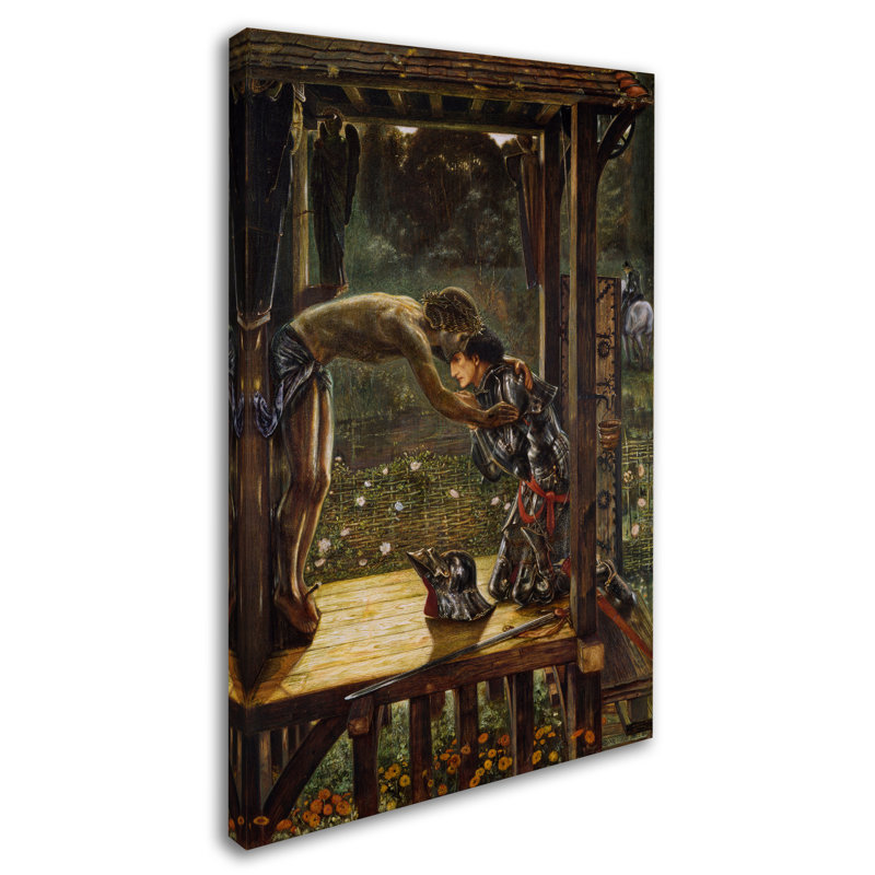 « the merciful knight », reproduction sur toile tendue, H 32 po x l 22 po