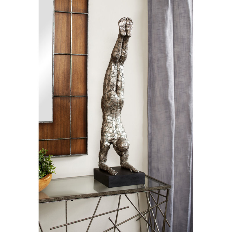 Statue de support à bras de bras extra métallique Veda