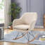 Chaise berçante rembourrée-926406741