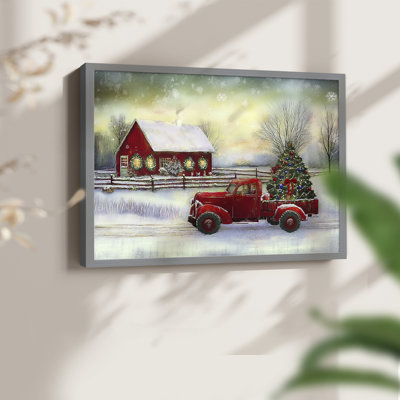 «Chirstmas Art» CCX-X III - Reproduction encadrée - Restickable