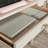 Computer Desk, Light Grey Finish