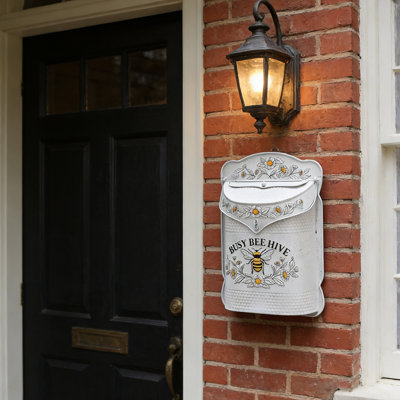 Wall Mounted Mailbox for Outside Vintage Mailbox for Home Porch Garden Cottage Farmhouse Decor