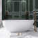 67 In. X 34 In. Solid Surface Freestanding Flatbottom Soaking Bathtub