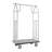 Hotel Luggage Cart 800 LBS Brushed Stainless Steel Finish Bellman's Cart