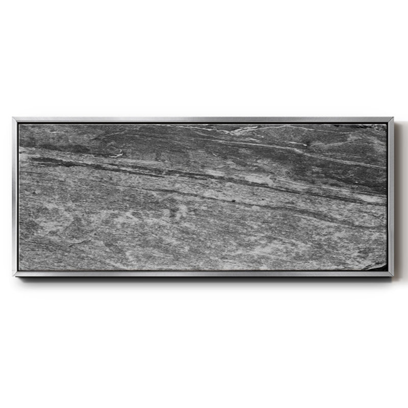 Found Textures VIII- Framed Canvas, 8" H x 20" W