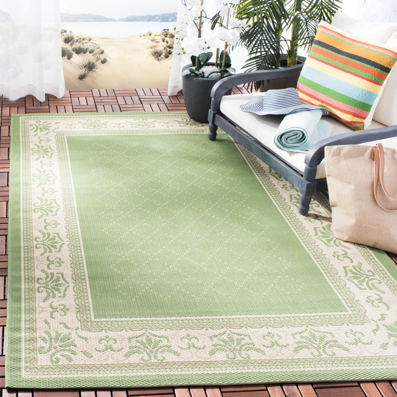 Tapis d'intérieur / extérieur vert Bordeaux Bordeaux