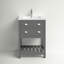 Meuble-lavabo simple chromé 24 po Putcha Viola-1406643225-1406643229