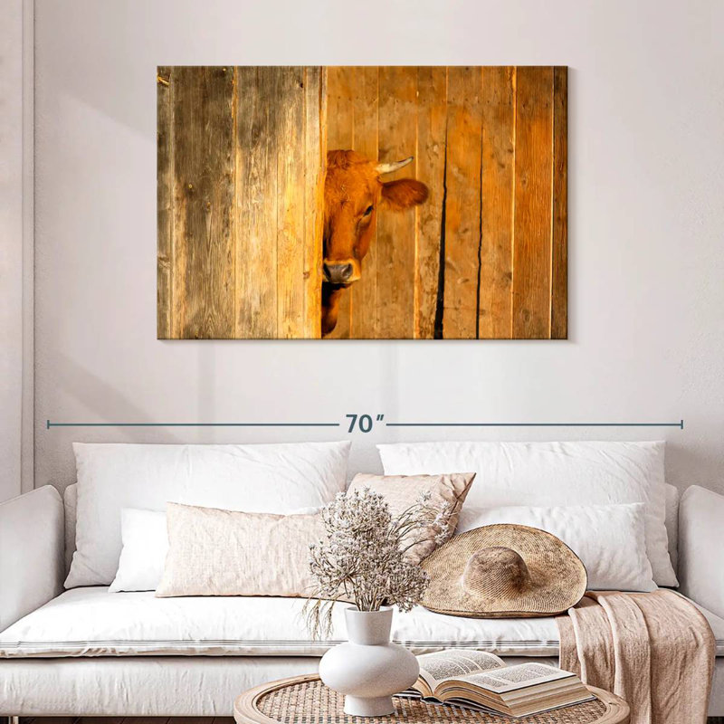 Murnau-Werdenfels Cow, 30" H x 45" W
