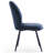 Monno Chenille Upholstered Dining Chairs Armless Side Chairs With Metal Frame-1243978519-1243978518-1243978514
