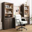 Chaise de bureau en cuir Anagrace avec support lombaire-469467475