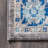 Lattin Modern Persian Boho Floral Gray/Navy Rug-895021443