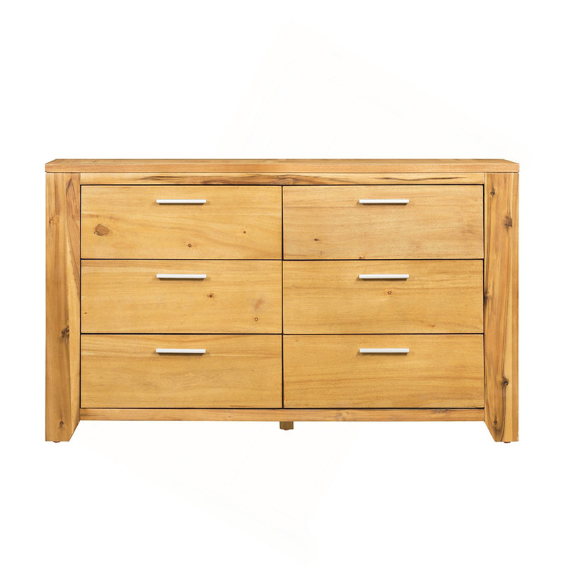 Commode 6 tiroirs 53 x 17 x 31,5 po