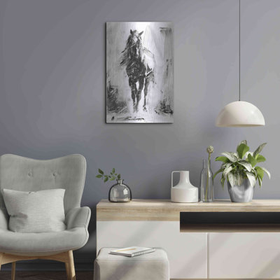 «Rustic Stallion II» par Ethan Harper, art mural en métal