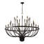 Lustre noir 47 po