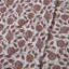 Drap de lit rouille à motif floral rouille, flanelle 100% coton, dimensions luxueuses pour matelas de 18 po, tissu brossé doux de qualité supérieure, drap-housse entièrement élastique, pré-rétréci, avec drap plat, draps et 2 taies d'oreiller,
