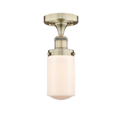 Erkson Glass Semi Flush Mount