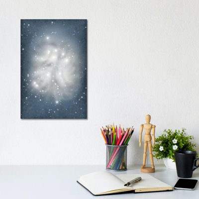 Burgundy Bloom I - Wrapped Canvas Print