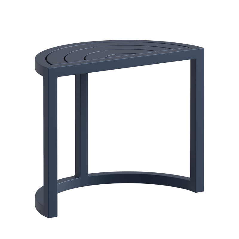 Crescent End Table, Navy