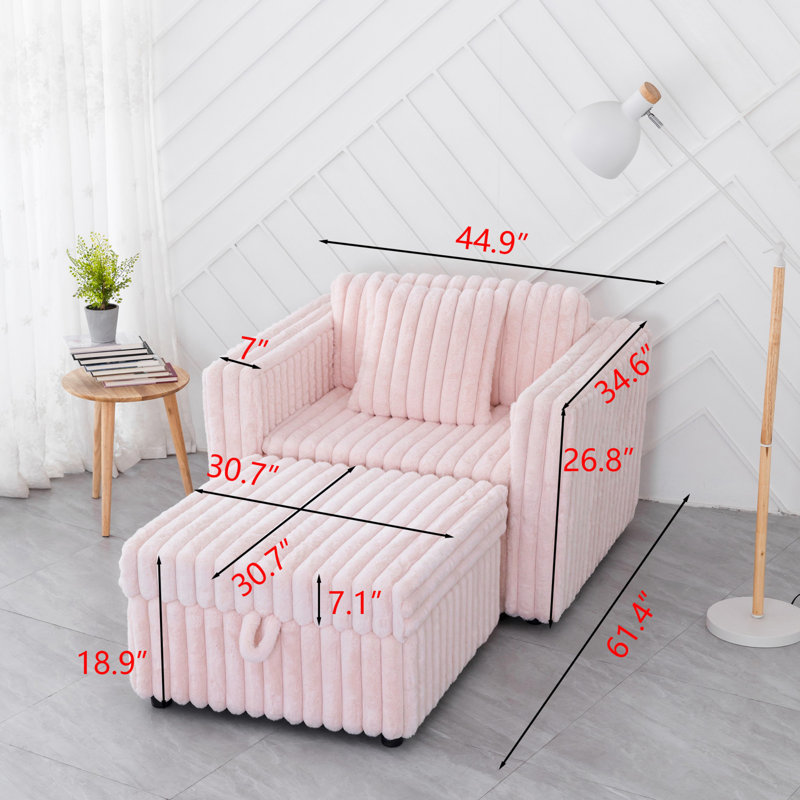 Comfortable and stylish single sofa for bedroom
