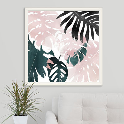 Novogratz « palm rosé iv », reproduction d’art encadrée
