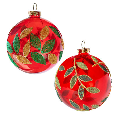 4.5'' Glass Ball Ornament