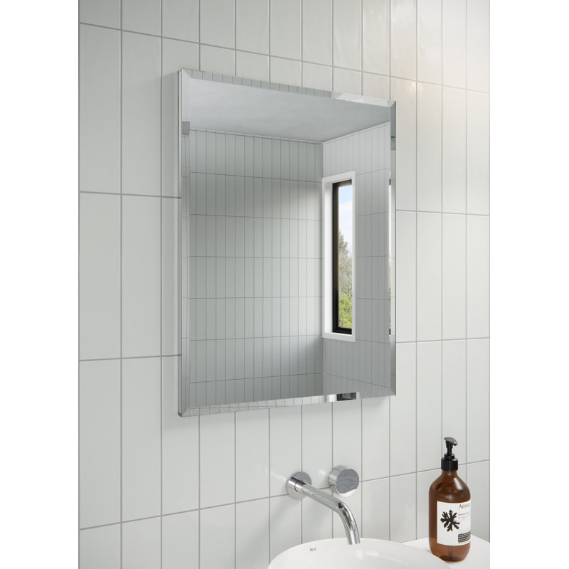One Door Aluminum Medicine Cabinet