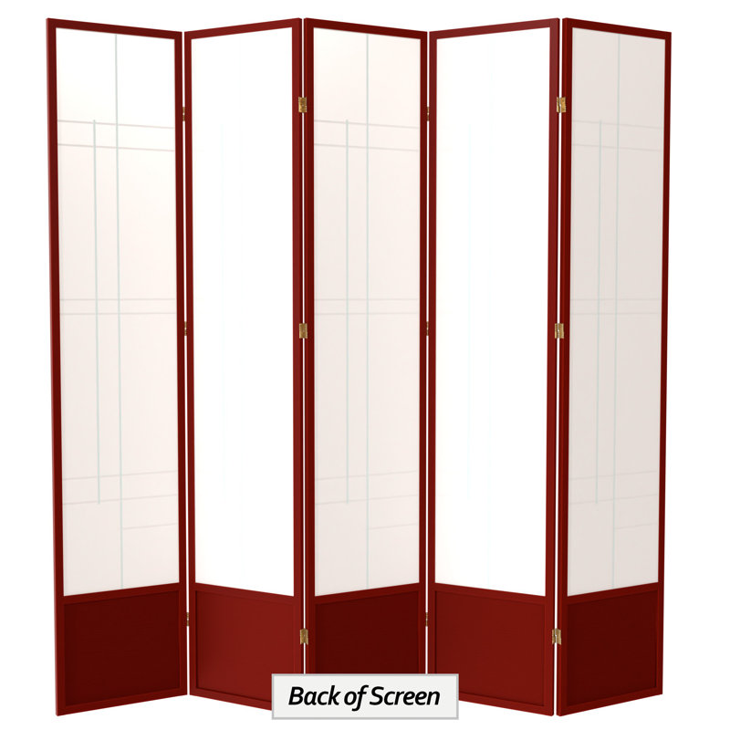 Cloison pliante Clara, Bois de rose, 5