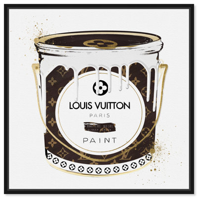 Luxurious Paint Can II - Graphic Art on Canvas