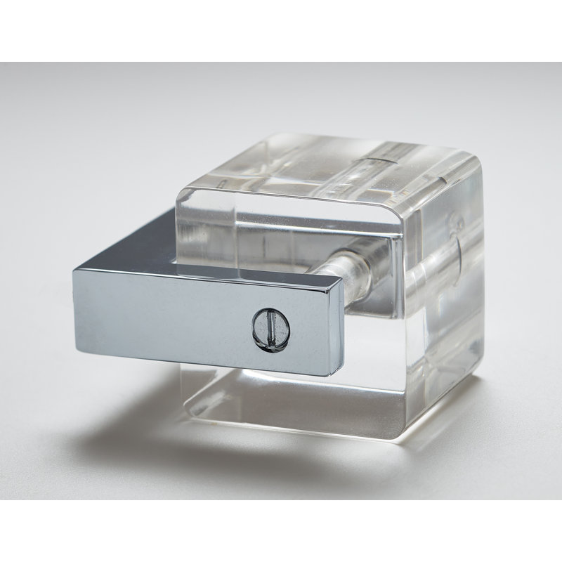 Transparency Geometric Knob, Polished Chrome