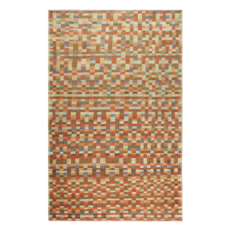 One-of-a-Kind 3'5"x5'4" Hand Knotted Area Rug