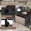 Table d'appoint en osier et rotin -2071975700