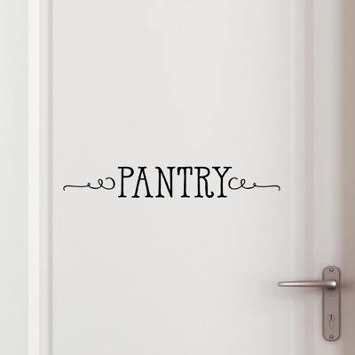 Text & Numbers Non-Wall Damaging Wall Decal