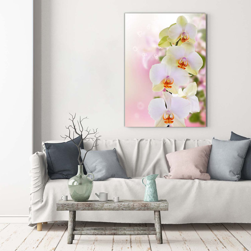 White Orchid - Wrapped Canvas Print
