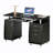Harris 48'' Floating Computer Desk with Drawers and Storage Cabinet-304469471